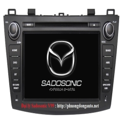 Phương đông Auto DVD Sadosonic V99 theo xe MAZDA 3 đời 2010 đến 2015 | DVD Sadosonic V99